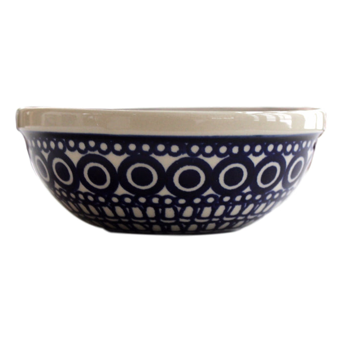 Circles - Dessert Bowl  Polish Ceramics - PasParTou