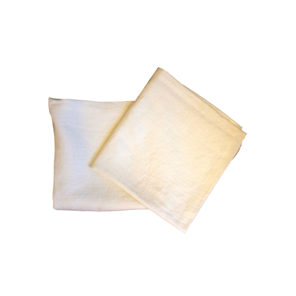 Napkins - Off White Softwashed Linen  napkins - PasParTou