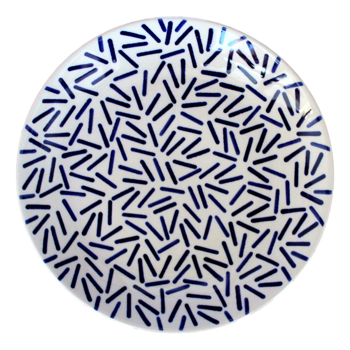 Op Art Blue - Salad Plate  Dinnerware - PasParTou