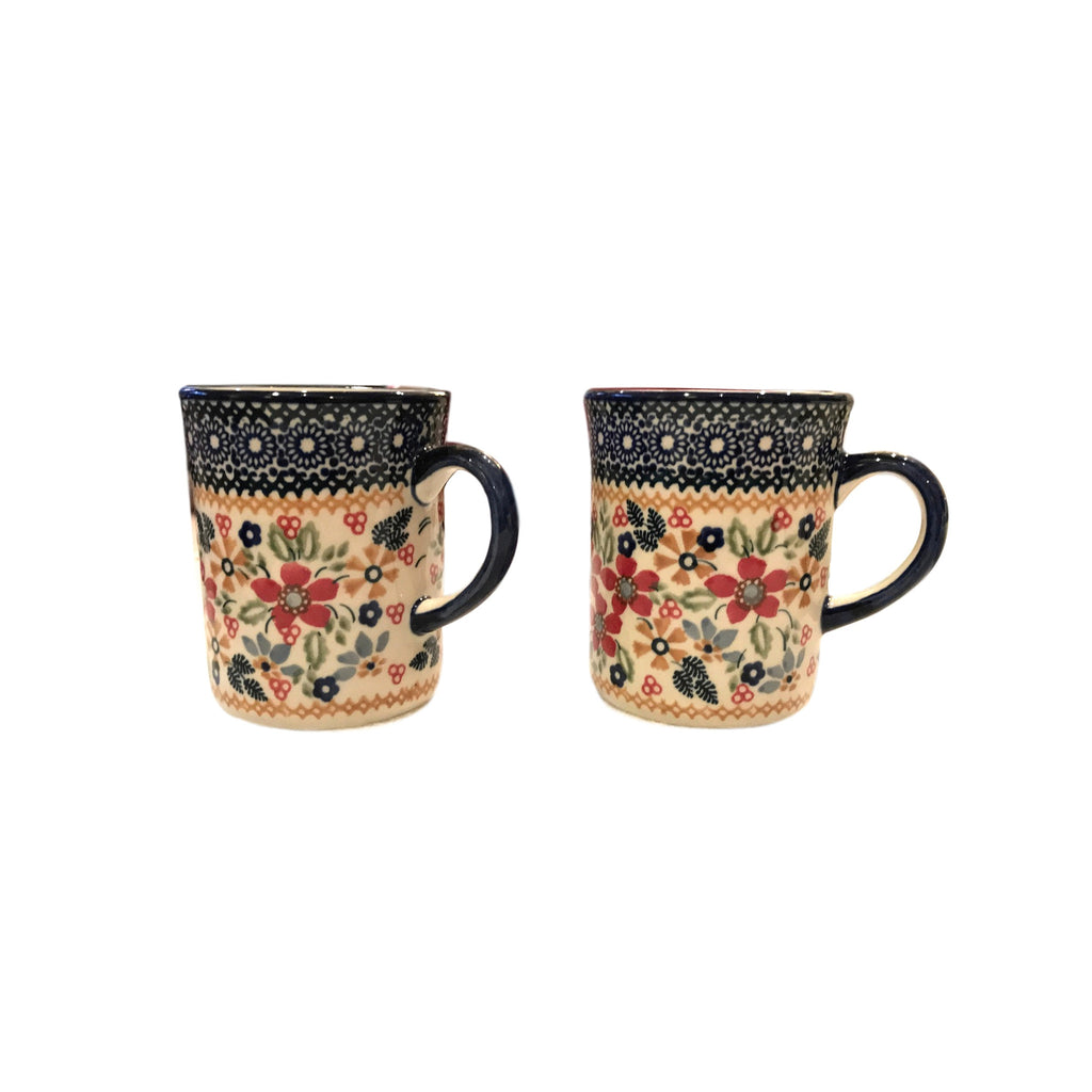 Harvest Floral - Classic Handled Mug  Polish Ceramics - PasParTou