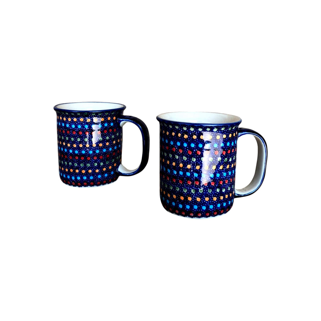 Multi Dots - Classic Handled Mug  Polish Ceramics - PasParTou