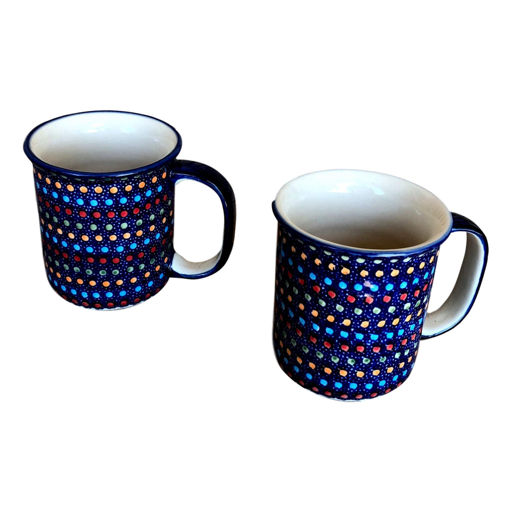 Multi Dots - Classic Handled Mug  Polish Ceramics - PasParTou