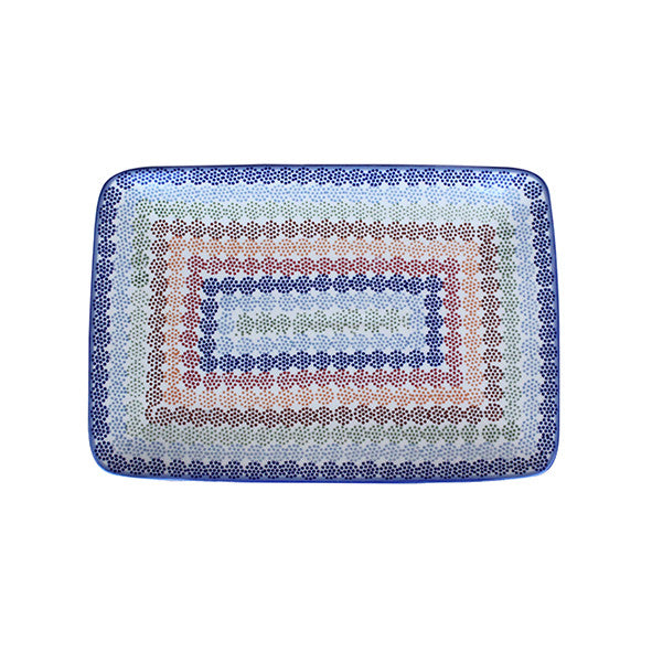 Patterns - Wide Tray  Polish Ceramics - PasParTou