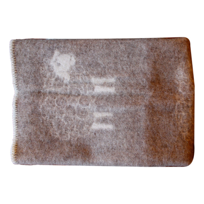 Organic Wool Baby Blanket - Sheep  baby blanket - PasParTou
