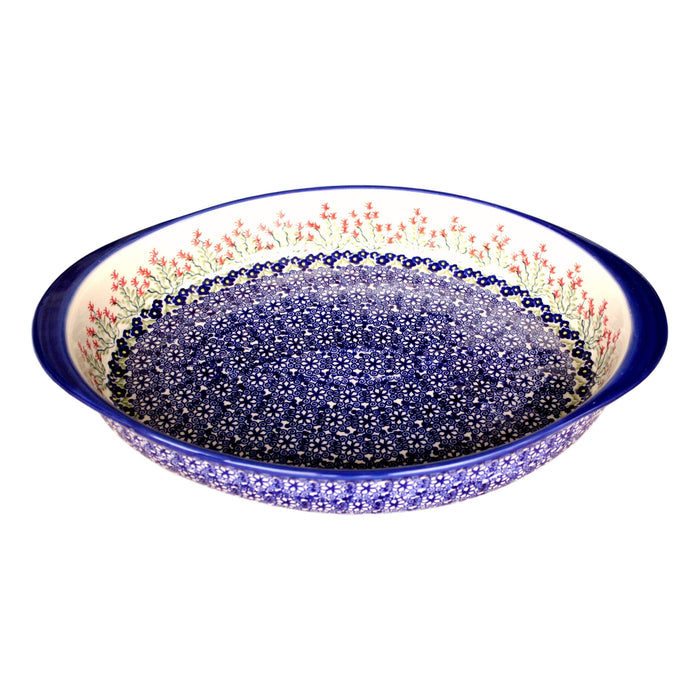 Garden - Large Oval Baker  Polish Ceramics - PasParTou