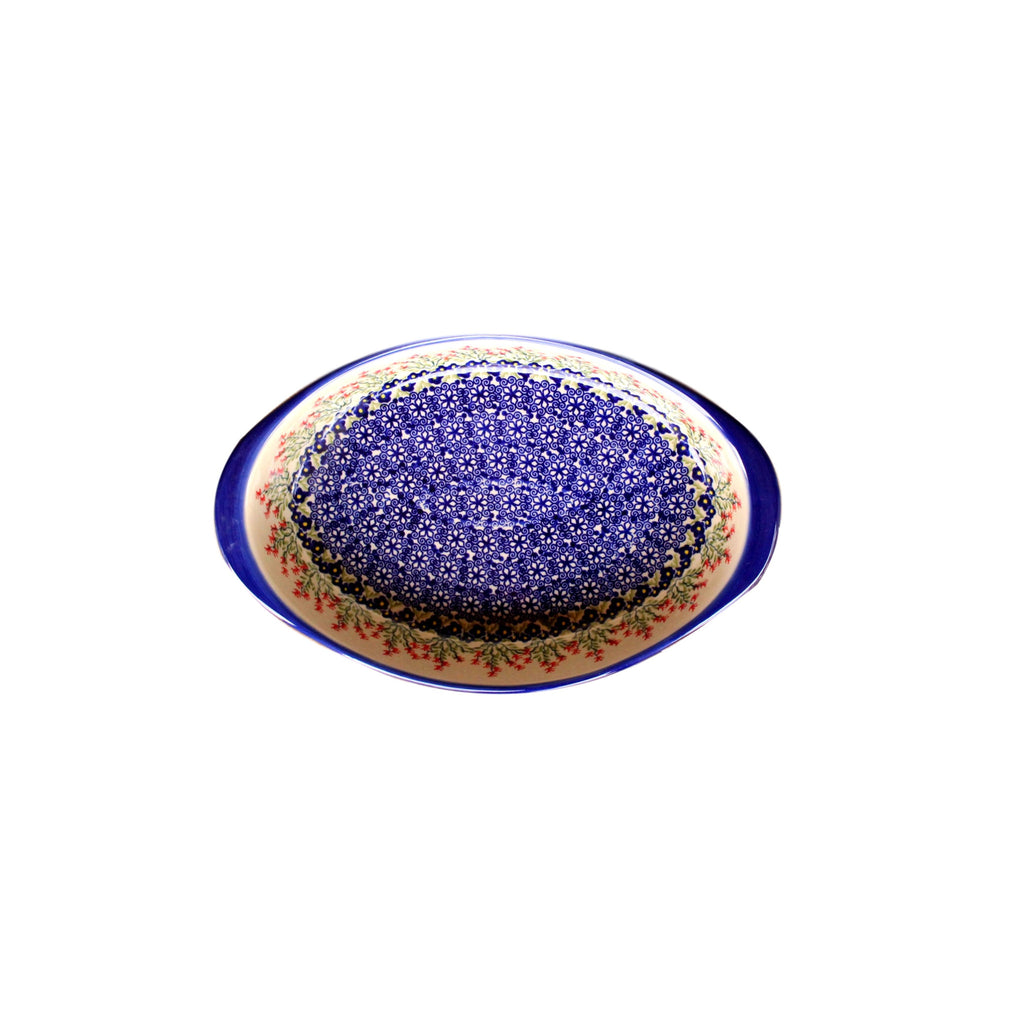 Garden - Medium Oval Baker  Polish Ceramics - PasParTou