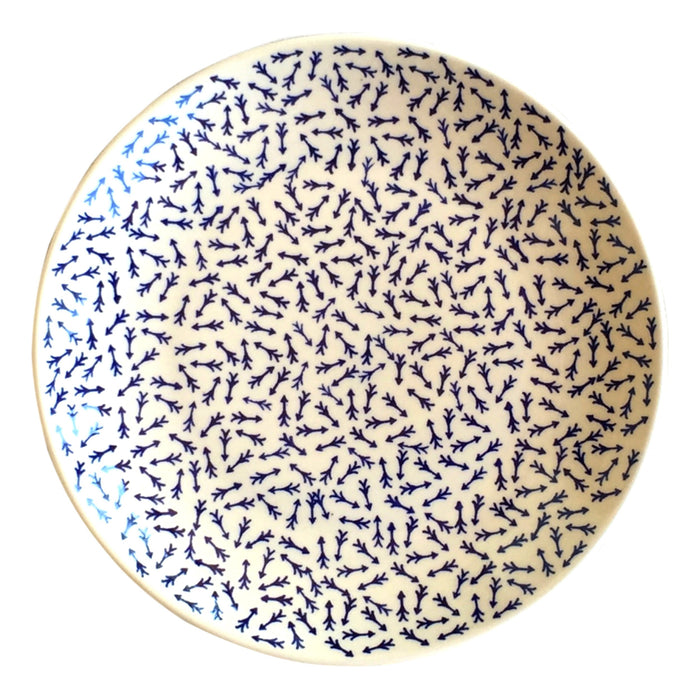 Blue Arrows - Dinner Plate  Polish Ceramics - PasParTou