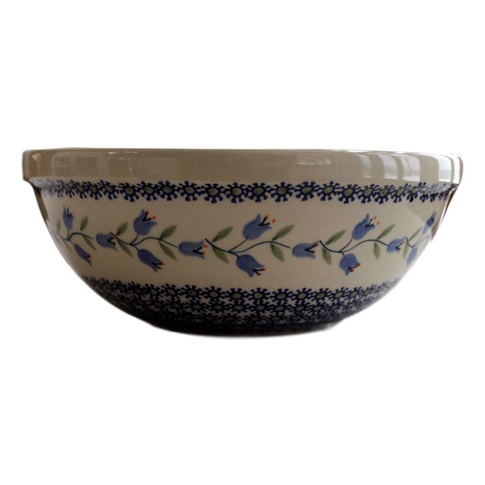 Bluebells - Medium Serving Bowl  Polish Ceramics - PasParTou