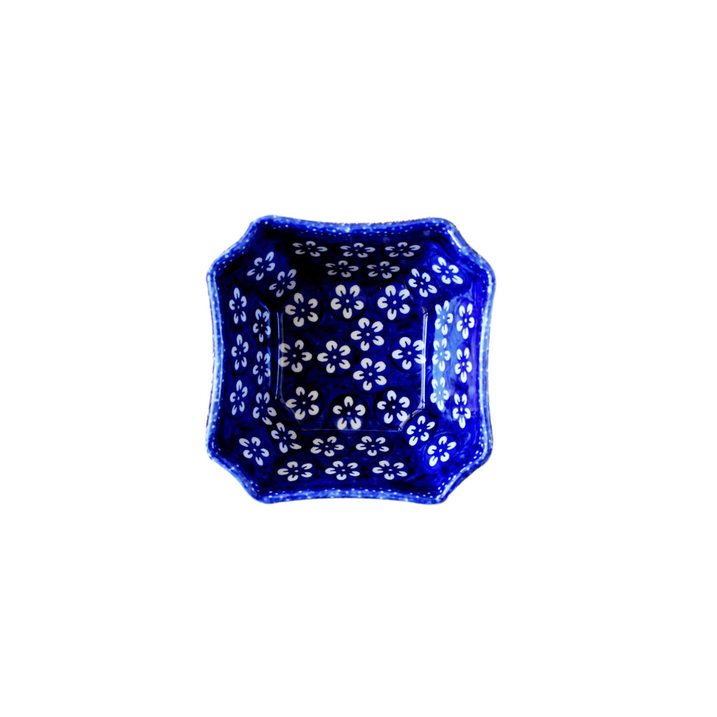 Blue Flowers - Bowl Magdalene S  Polish Ceramics - PasParTou