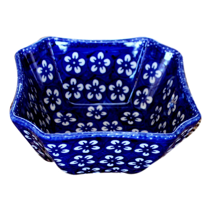 Blue Flowers - Bowl Magdalene S  Polish Ceramics - PasParTou