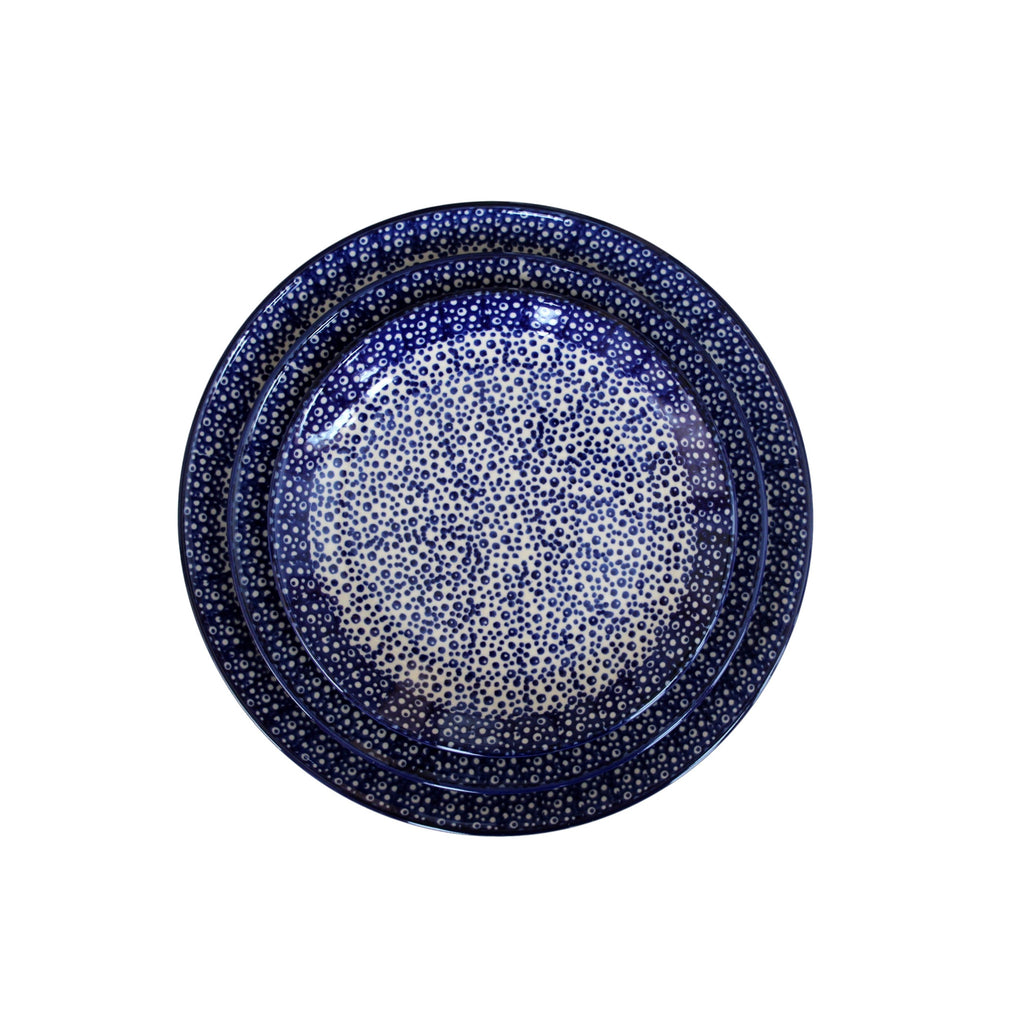 Blue Spatter- Salad Plate  Polish Ceramics - PasParTou