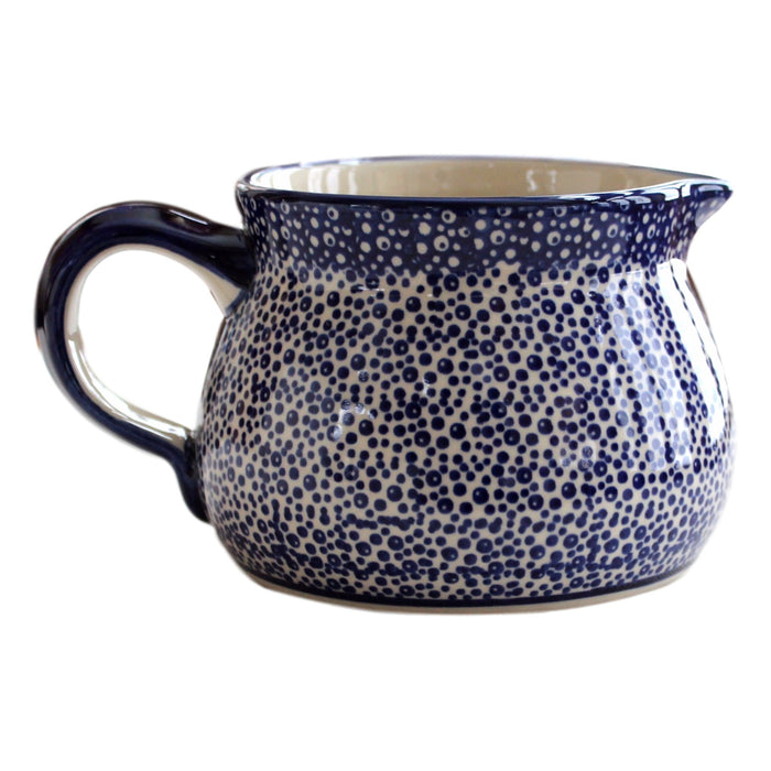 Blue Spatter - Medium Jug  Polish Ceramics - PasParTou