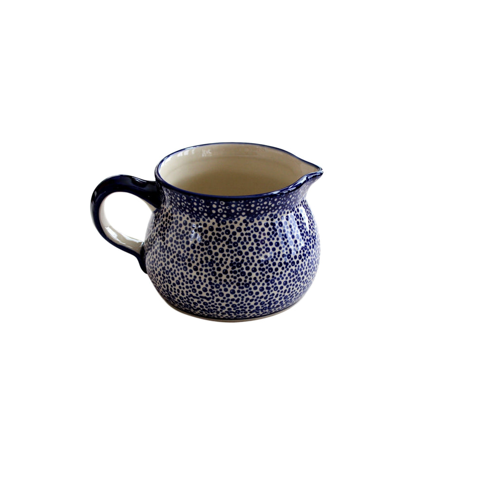 Blue Spatter - Medium Jug  Polish Ceramics - PasParTou