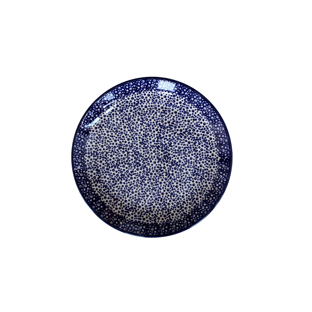 Blue Spatter- Salad Plate  Polish Ceramics - PasParTou