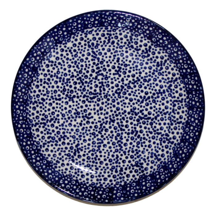 Blue Spatter- Salad Plate  Polish Ceramics - PasParTou