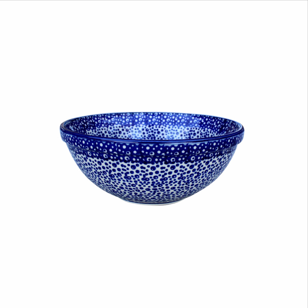 Blue Spatter - Dessert Bowl  Polish Ceramics - PasParTou