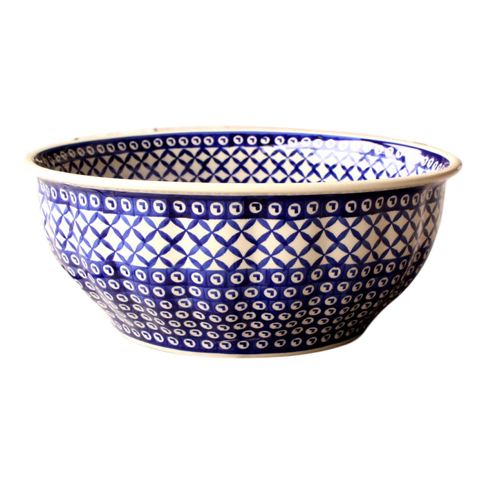 Lattice - Large Fluted Bowl  Polish Ceramics - PasParTou