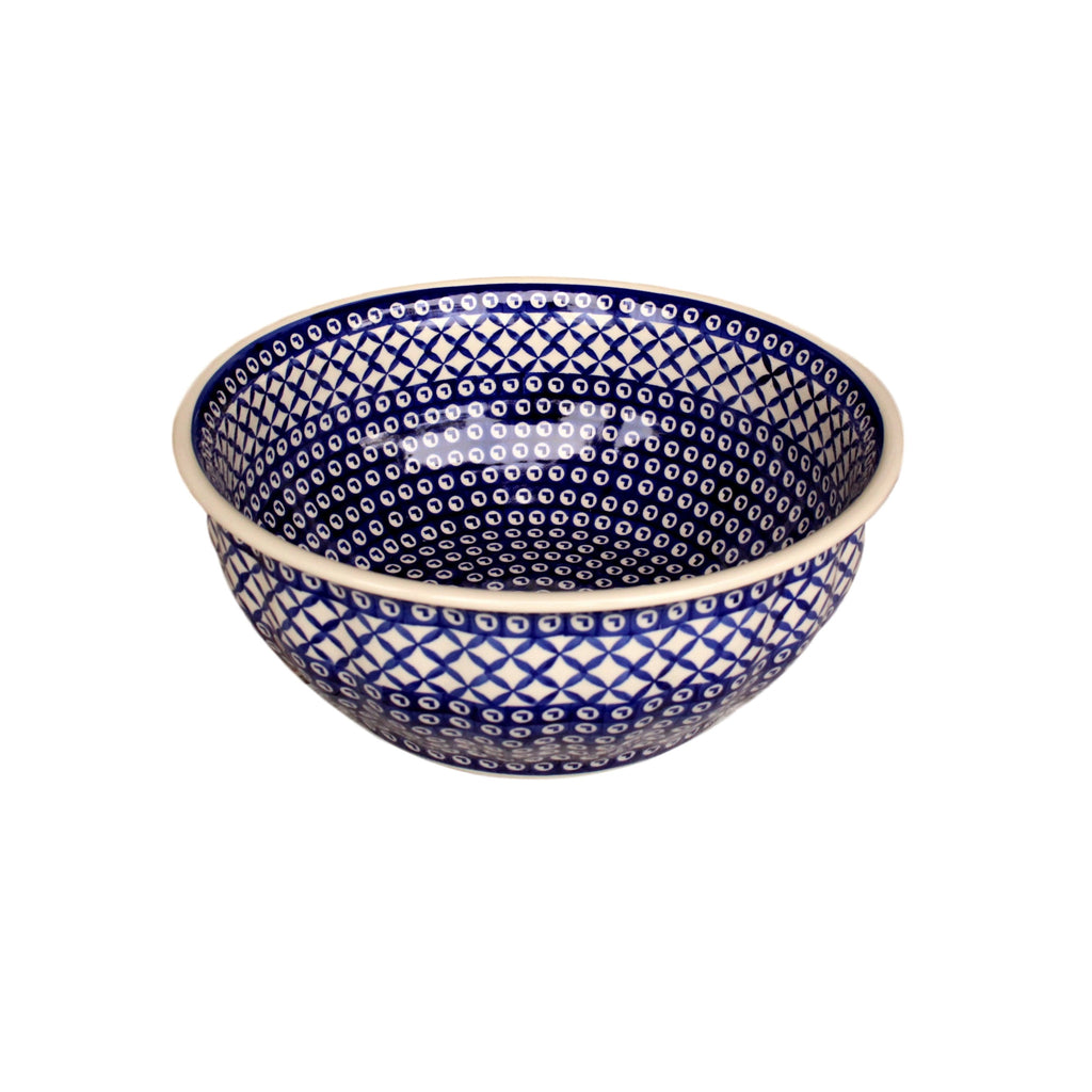 Lattice - Large Fluted Bowl  Polish Ceramics - PasParTou