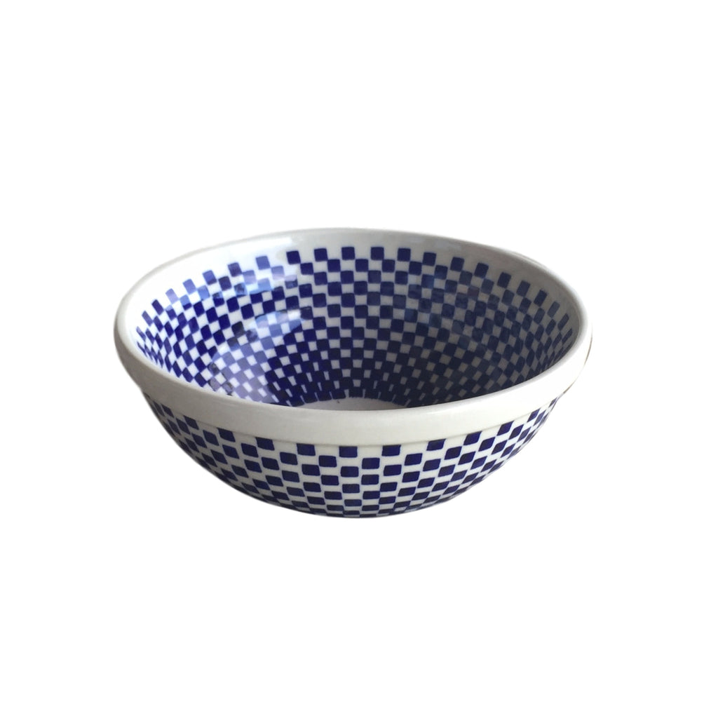 Checkerboard - Salad Bowl  Polish Ceramics - PasParTou