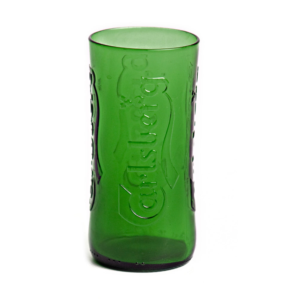 Glasses - Recycled Carlsberg Glasses. S/4