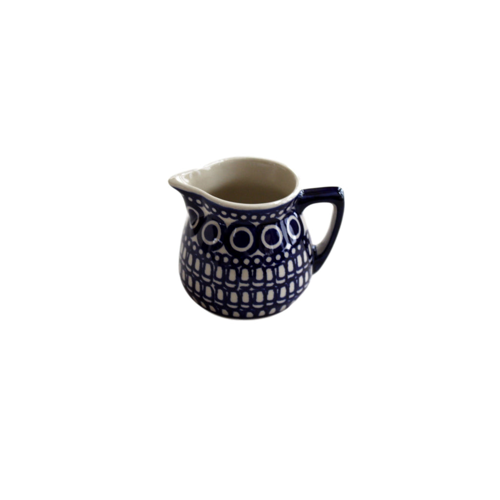 Circles - Mini Coffee Creamer  Polish Ceramics - PasParTou