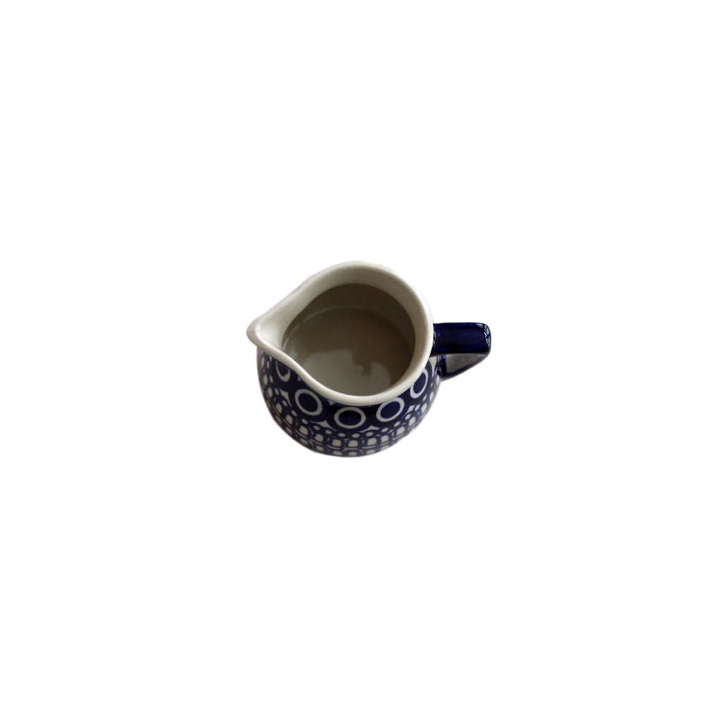 Circles - Mini Coffee Creamer  Polish Ceramics - PasParTou