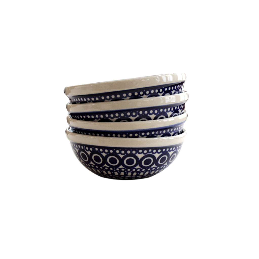 Circles - Dessert Bowl  Polish Ceramics - PasParTou