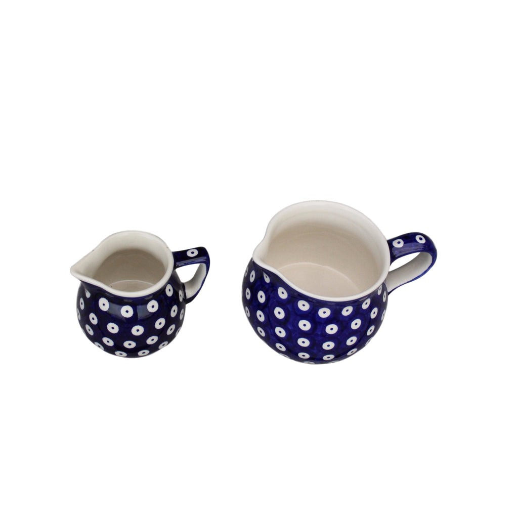 Dots in Dots - Small Creamer  Polish Ceramics - PasParTou