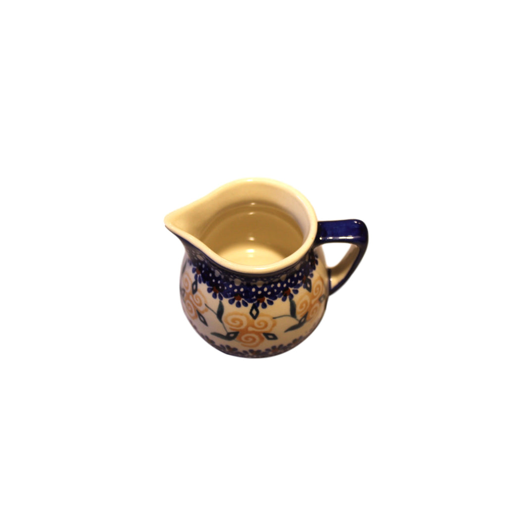 Golden Rose - Small Creamer  Polish Ceramics - PasParTou