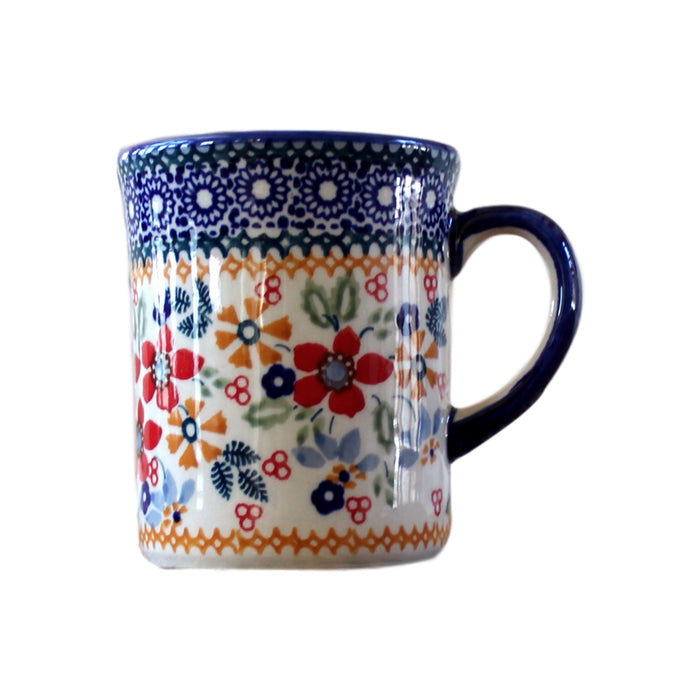 Harvest Floral - Classic Handled Mug  Polish Ceramics - PasParTou