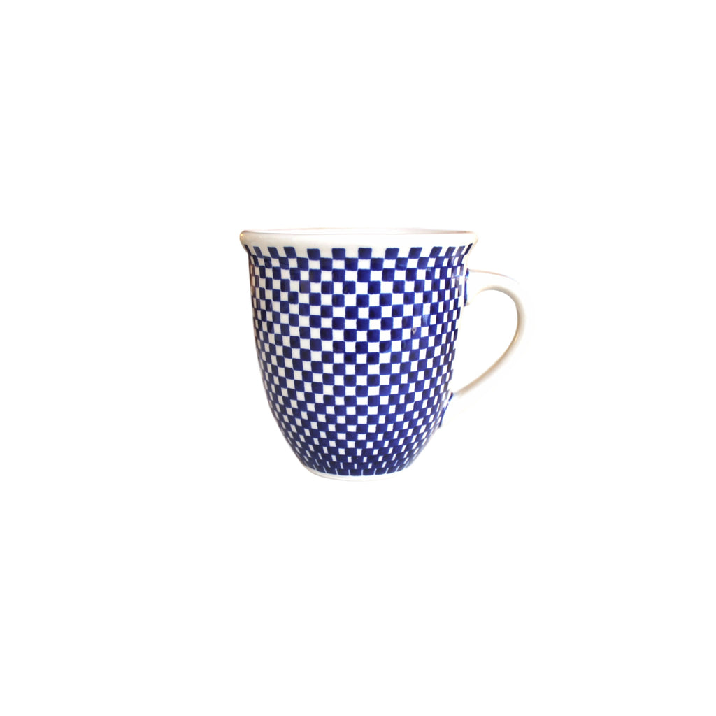 Checkerboard - Big Cup  Polish Ceramics - PasParTou