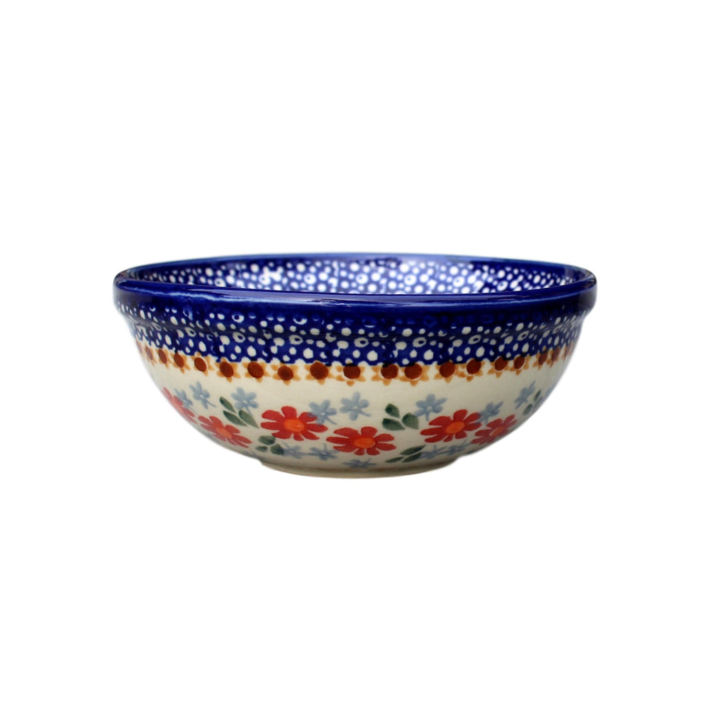 Country Floral - Desert Bowl  Polish Ceramics - PasParTou
