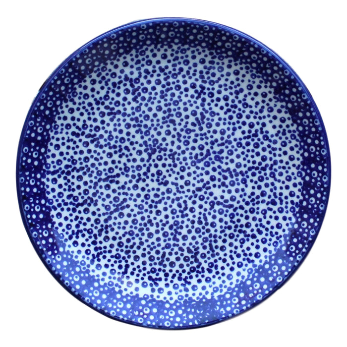 Blue Spatter - Dessert Plate  Polish Ceramics - PasParTou