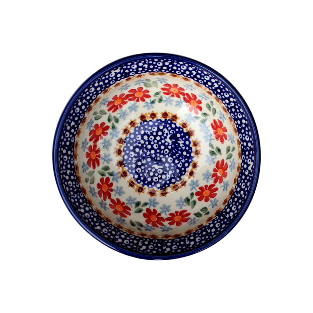 Country Floral - Desert Bowl  Polish Ceramics - PasParTou