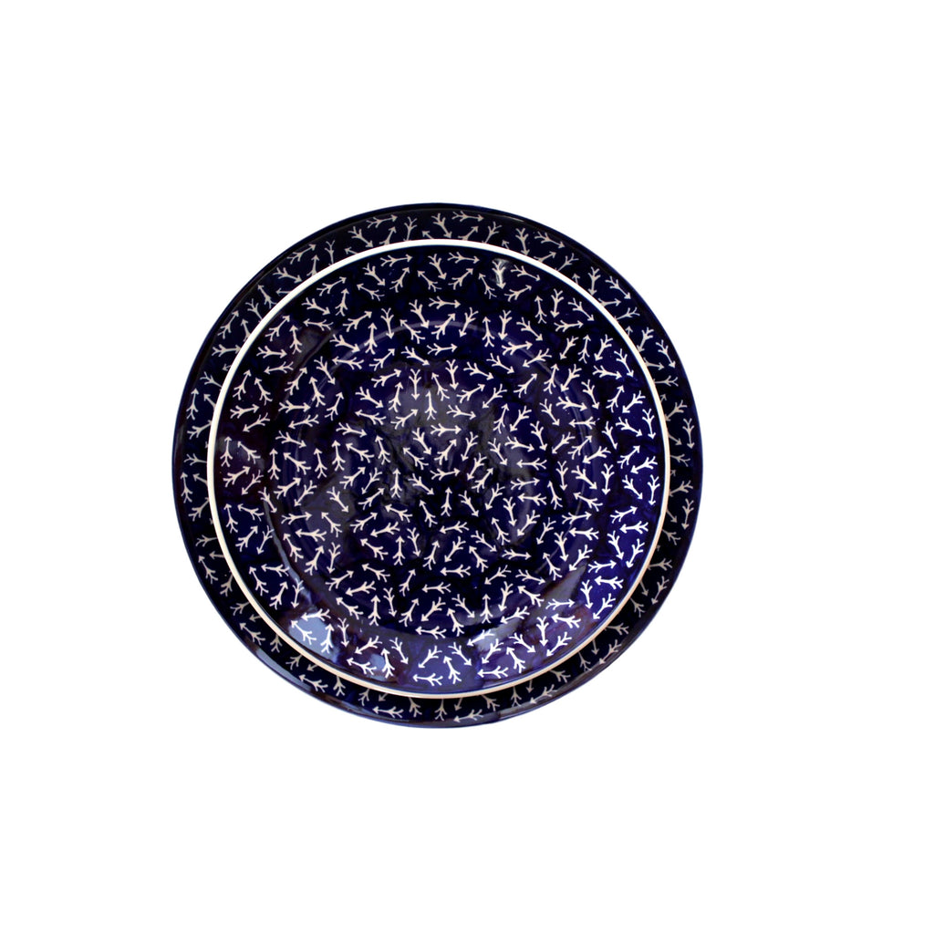 White Arrows - Salad Plate  Dinnerware - PasParTou