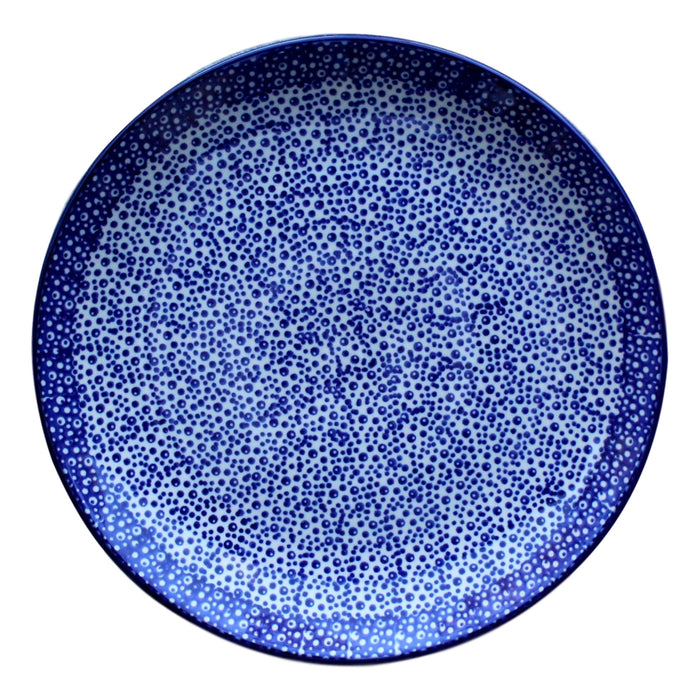 Blue Spatter - Dinner Plate  Polish Ceramics - PasParTou