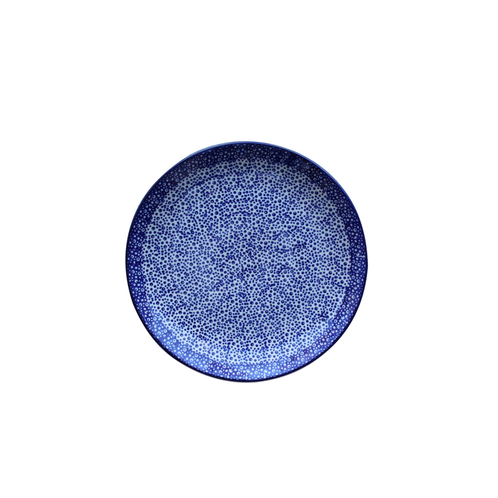 Blue Spatter - Dinner Plate  Polish Ceramics - PasParTou