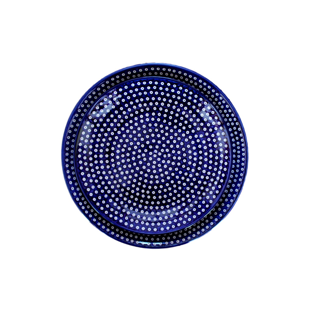 Dotty for Dots Navy - Salad Plate  Polish Ceramics - PasParTou
