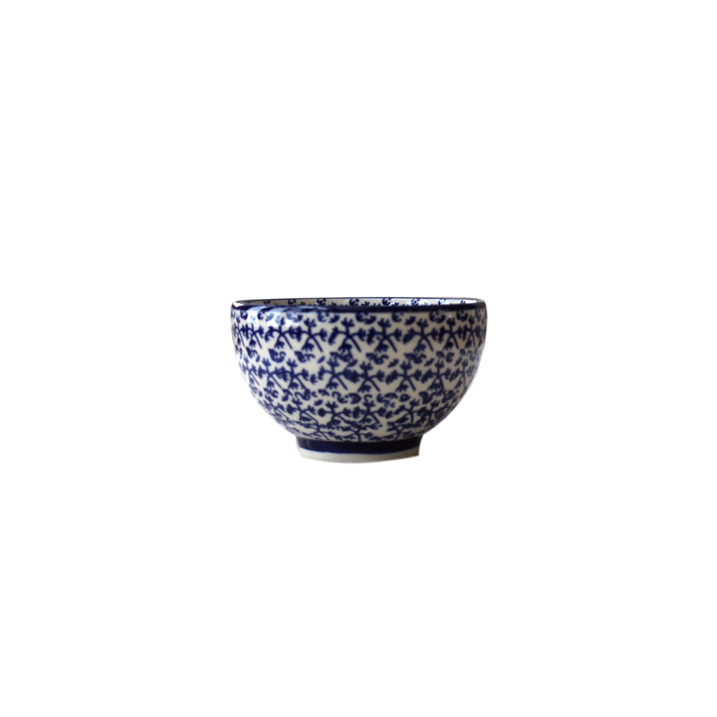 Blue Fern- Bowl for starters  Polish Ceramics - PasParTou