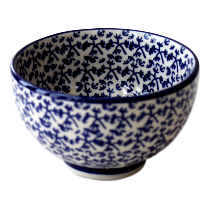 Blue Fern- Bowl for starters  Polish Ceramics - PasParTou