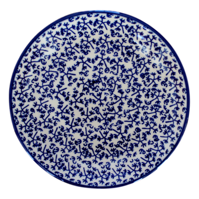 Blue Fern - Dessert Plate  Polish Ceramics - PasParTou