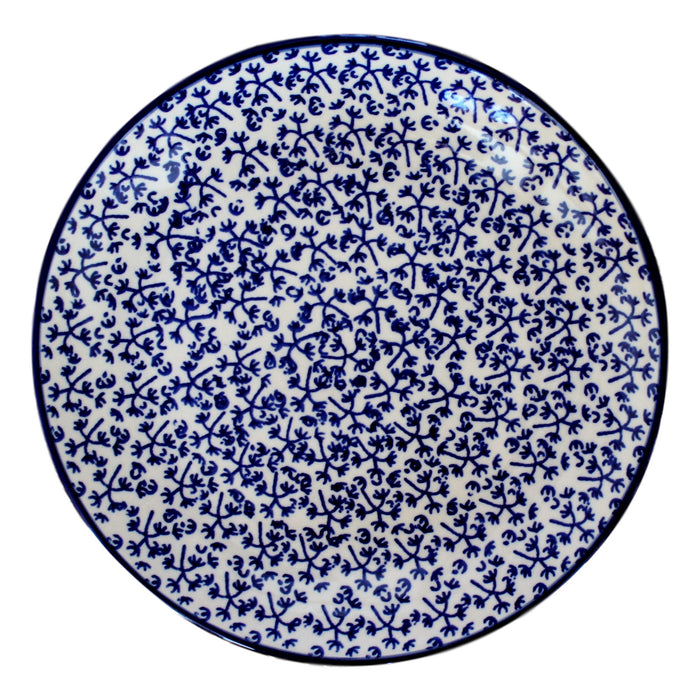 Blue Fern - Salad Plate  Polish Ceramics - PasParTou