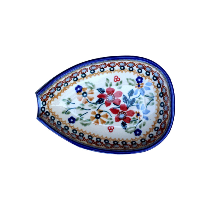 Harvest Floral 2 - Spoon Holder  Polish Ceramics - PasParTou