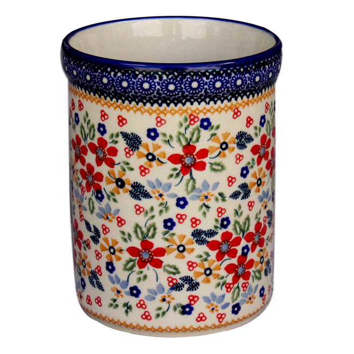 Harvest Floral - Utensil Holder  Polish Ceramics - PasParTou