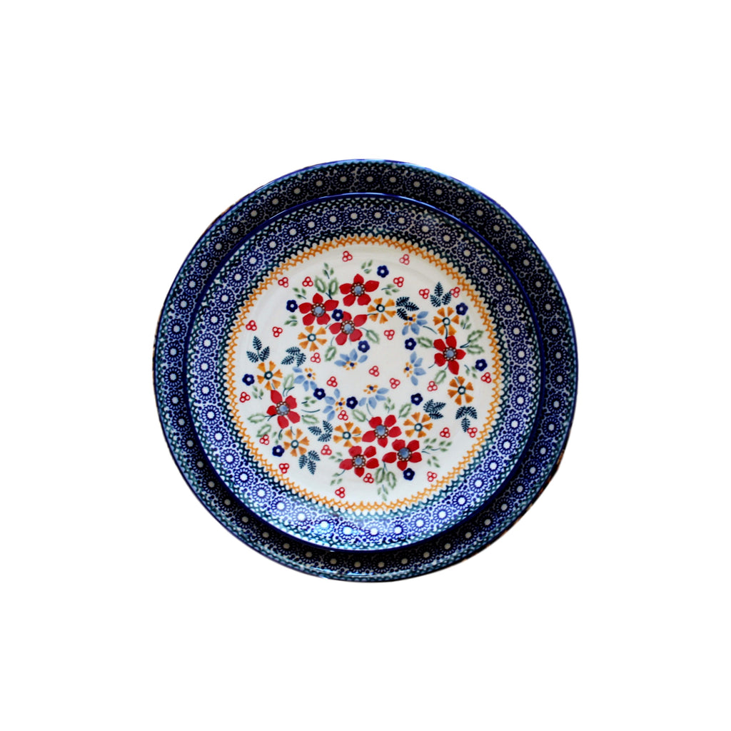 Harvest Floral - Salad Plate  Polish Ceramics - PasParTou