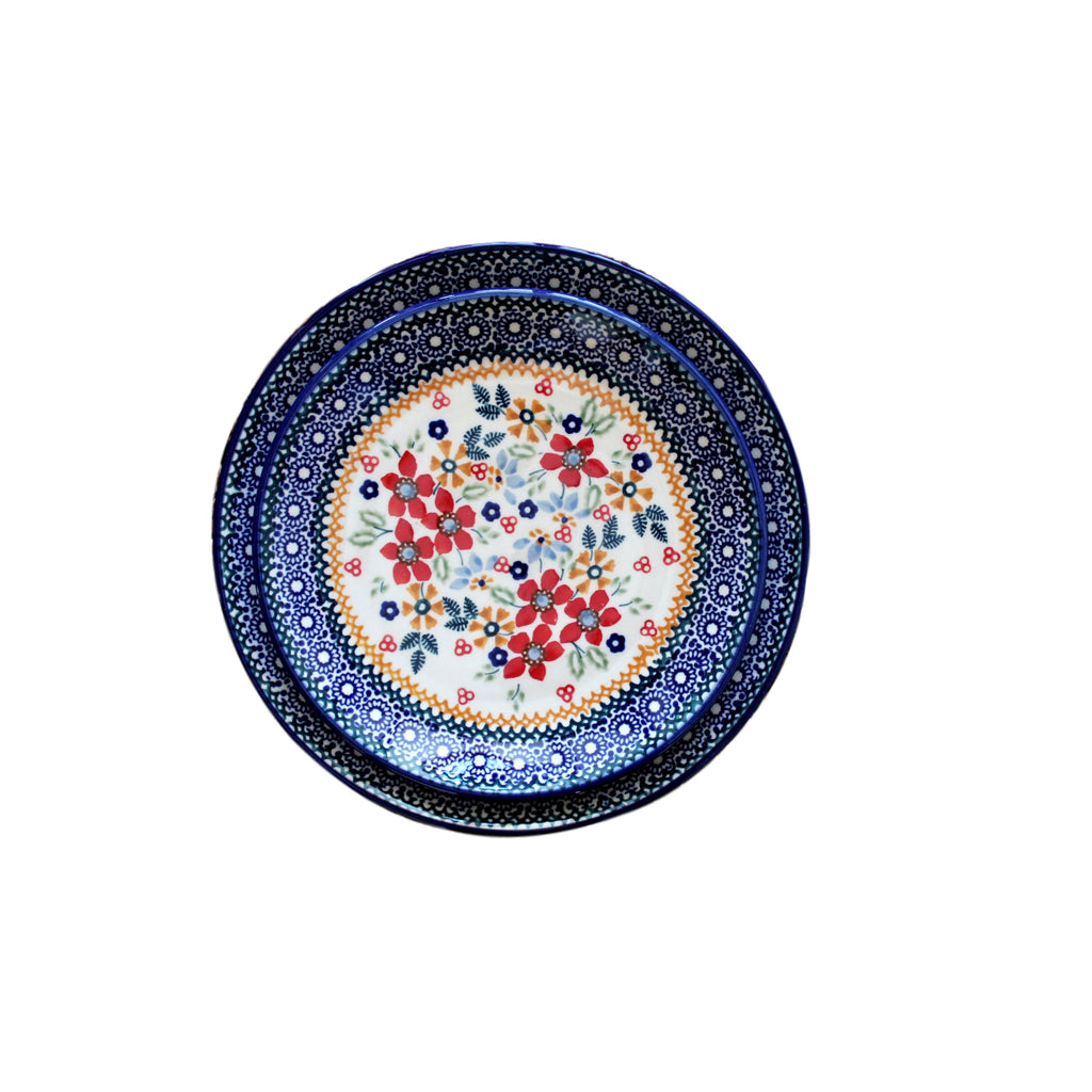 Harvest Floral - Salad Plate  Polish Ceramics - PasParTou