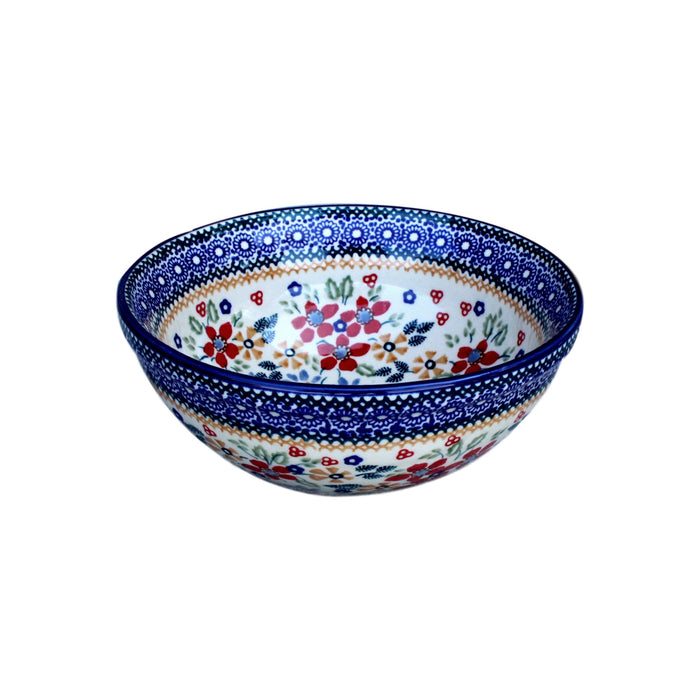 Harvest Floral - Small Serving Bowl  Polish Ceramics - PasParTou