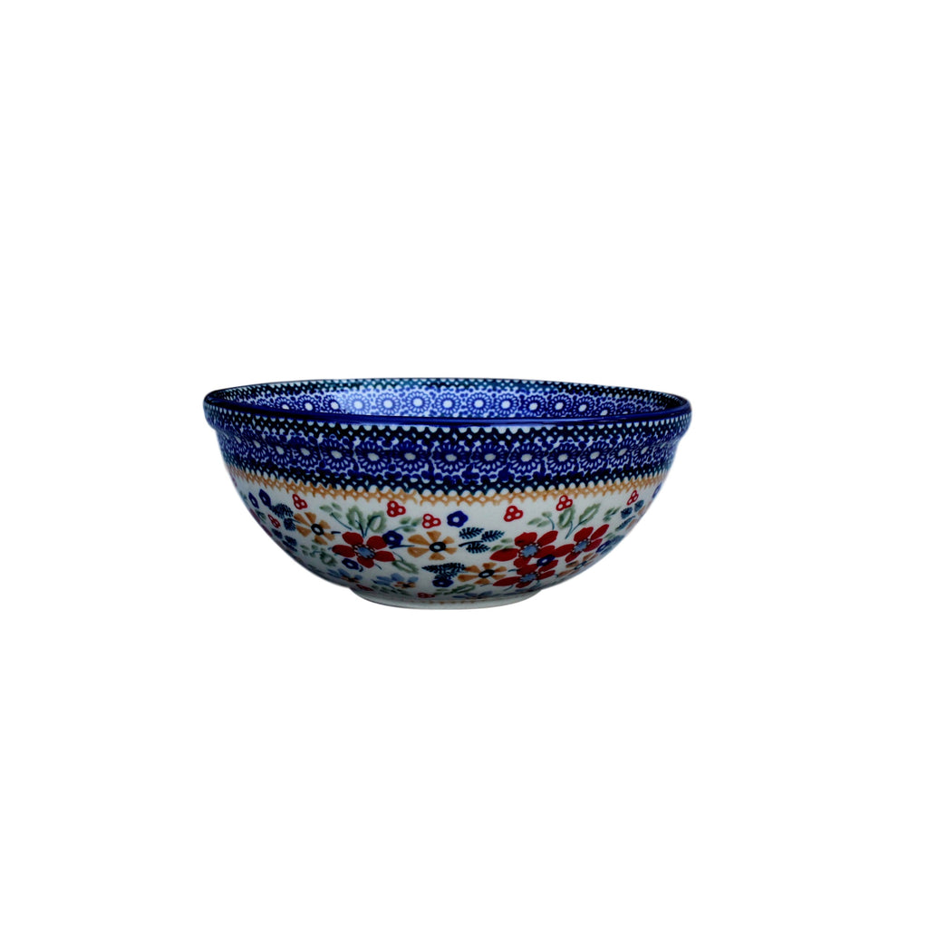 Harvest Floral - Small Serving Bowl  Polish Ceramics - PasParTou