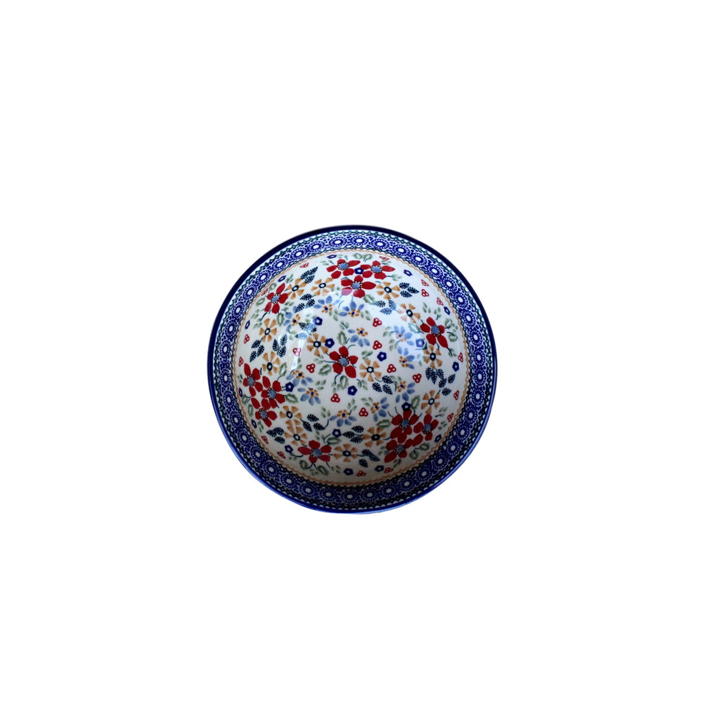 Harvest Floral - Small Serving Bowl  Polish Ceramics - PasParTou