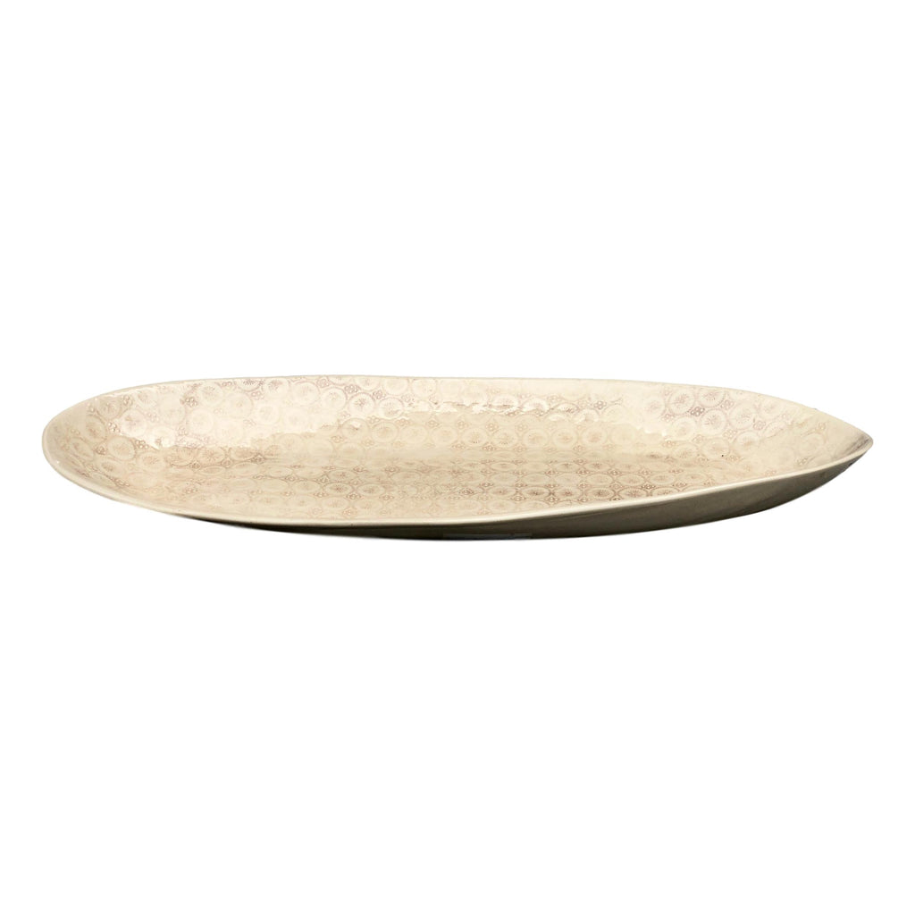 Wonki Ware - Oblong Platter - Smoke - Large  tabletop - PasParTou